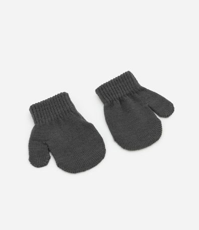 Conjunto Gorro y Guante en Punto con Bordado Oso - Talle 0 a 12 meses 5