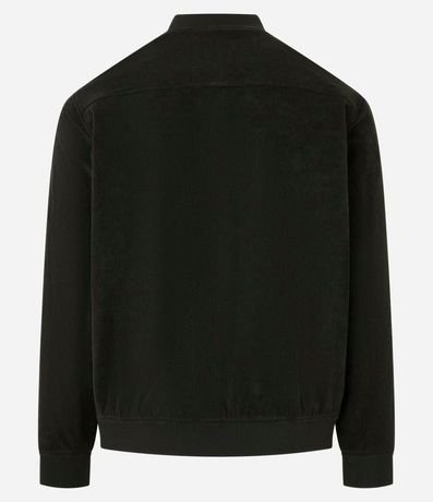 Campera Bomber en Terciopelo con Botones Forrados 7