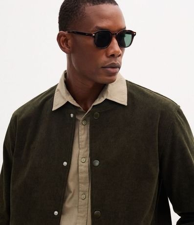 Campera Bomber en Terciopelo con Botones Forrados 4