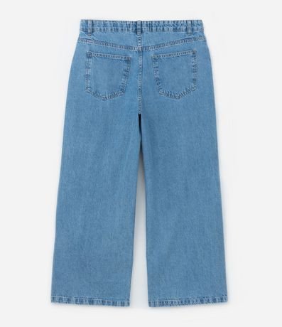 Pantalón Wide Leg en Jeans con Termocolantes Curve & Plus Size 8