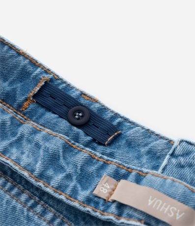 Pantalón Wide Leg en Jeans con Termocolantes Curve & Plus Size 10