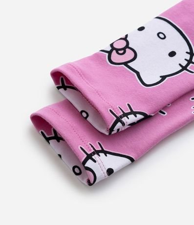 Conjunto Infantil en Algodón Estampa Hello Kitty - Talle 1 a 6 años 7