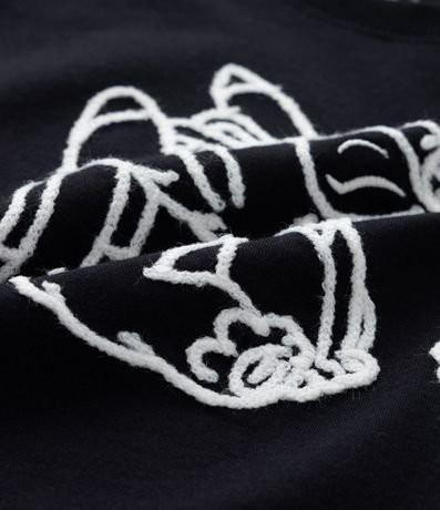 Remera Cropped con Bordado de Stitch y Angel - Talle 5 a 14 años 3