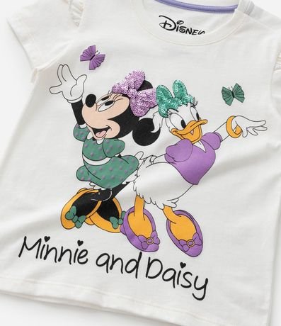 Conjunto Infantil con Volado y Estampa de Minnie y Margarita - Talle 1 a 6 años 9
