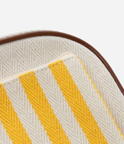 Kit 03 Necesaires Sobre Grande en PU Estampa Rayas 3