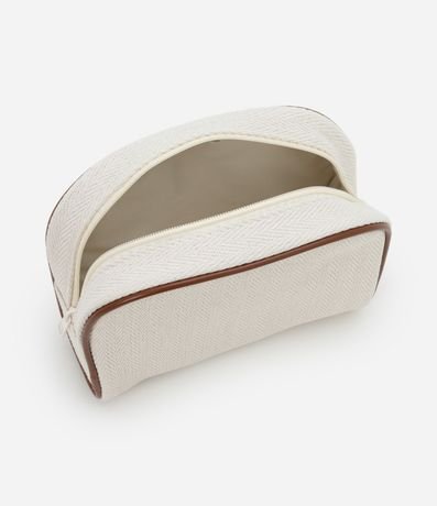 Kit 03 Necesaires Sobre Grande en PU Estampa Rayas 4