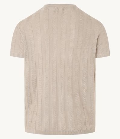 Remera en Viscosa con Rayas en Relieve 7