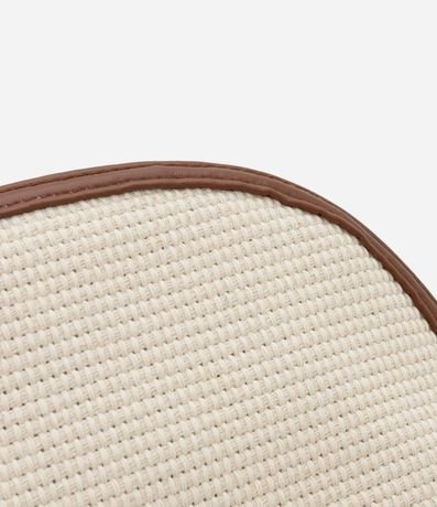 Neceser Trapezio con Texturas en Algodón 2