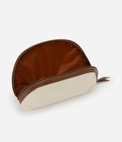 Neceser Trapezio con Texturas en Algodón 4