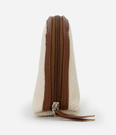 Neceser Trapezio con Texturas en Algodón 5