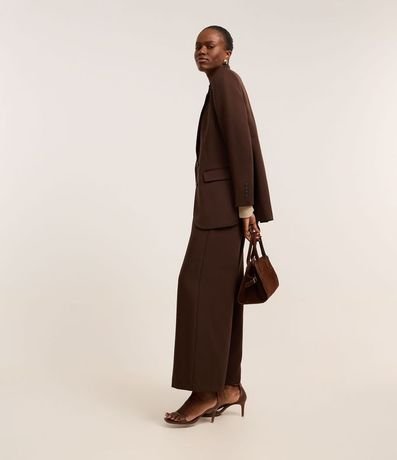 Blusa en Punto Leve con Cuello Degagê y Fruncido Lateral 4