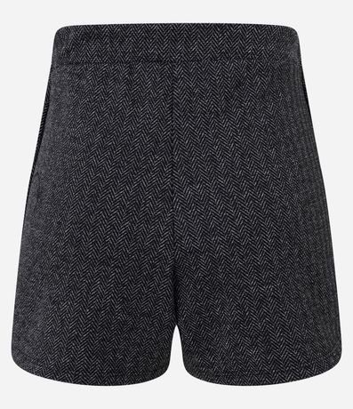 Short Pollera Espina de Pez Estampado con Abertura 7