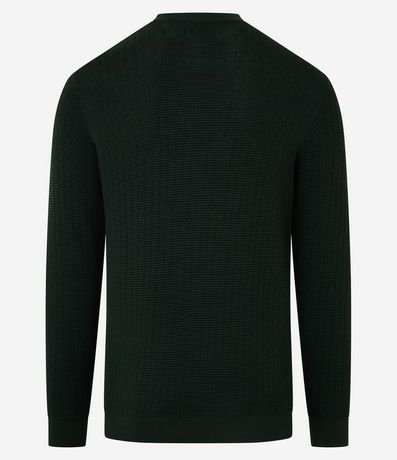 Suéter en Malla con Textura de Cuadros Grid 9
