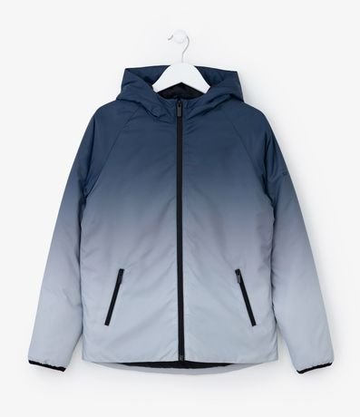 Campera Pesada Infantil con Estampa Degrade y Forro Polar - Talle 5 a 14 años
