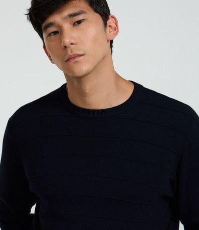 Suéter en Punto con Cuello Redondo 4