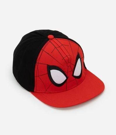 Gorra Infantil en Sarga con Estampa Spider-Man