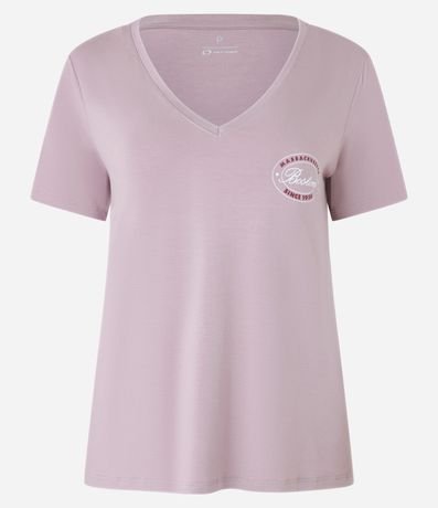 Remera Deportiva en Viscosa con Estampa Boston 5