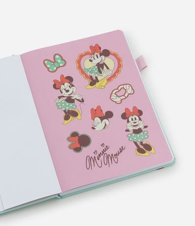 Cuaderno en Papel con Elástico y Estampa Minnie 4