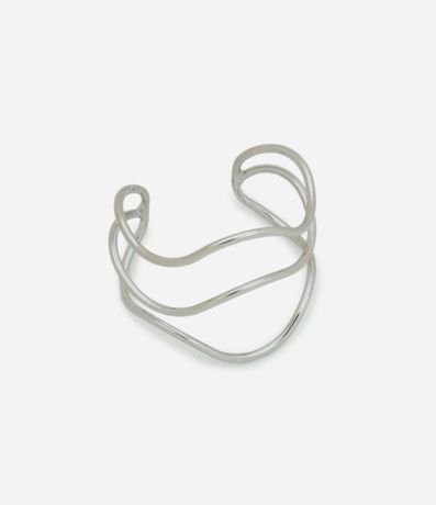 Pulsera Rígido en Metal Alambre Triple