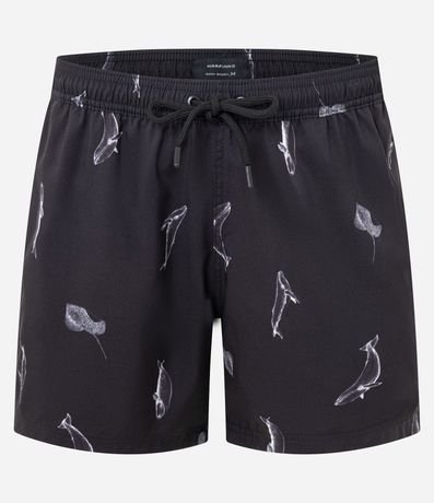 Bermuda Playera en Microfibra con Estampa Mini Ballenas 4