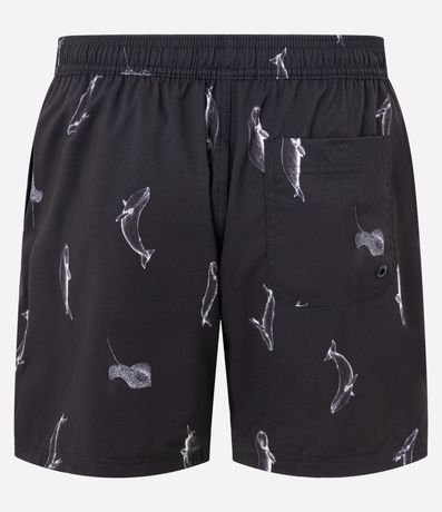 Bermuda Playera en Microfibra con Estampa Mini Ballenas 5