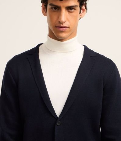 Blazer en Algodón con Cuello Solapa 3