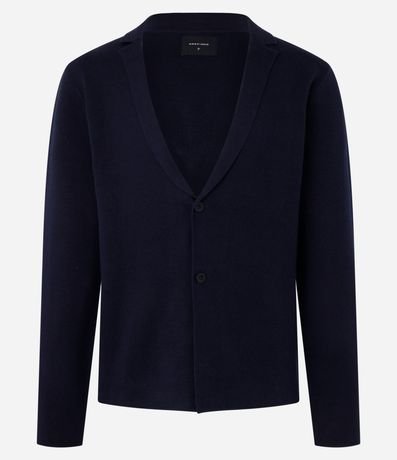 Blazer en Algodón con Cuello Solapa 4