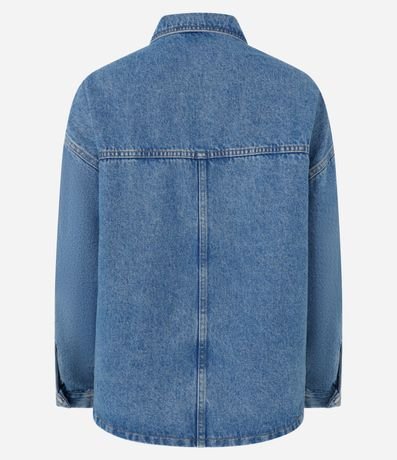 Campera Trucker en Jeans con Bolsillos 2