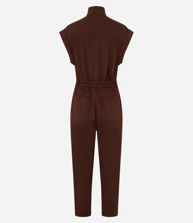 Mono en Sarga sin Manga con Botón Doble 7