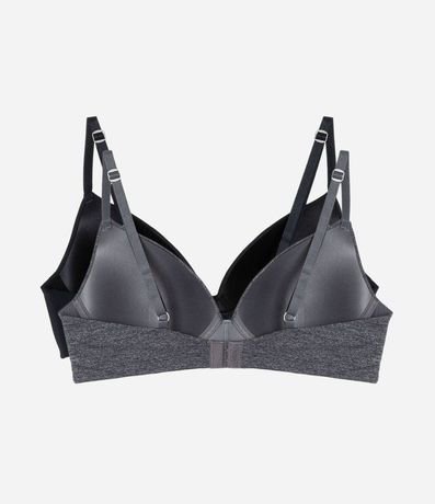 Kit 02 Soutien Triángulo en Microfibra Ligera 2