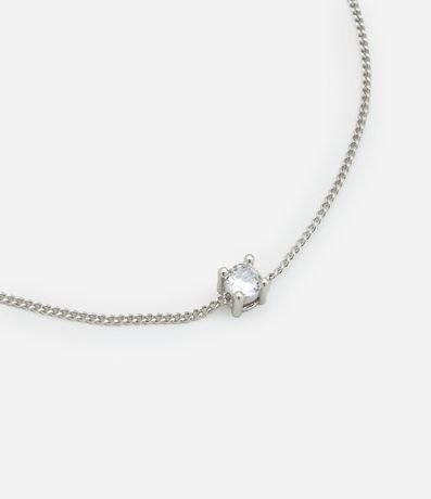 Pulsera Ajustable Básica Punto de Luz con Circonio