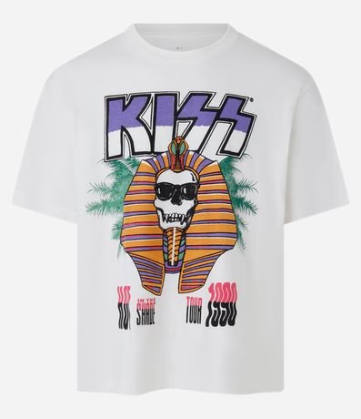 Remera Boxy en Algodón con Estampa Kiss 6