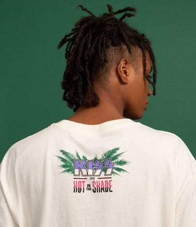 Remera Boxy en Algodón con Estampa Kiss 5