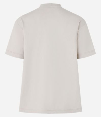 Remera Regular en Algodón con Manga Corta 4