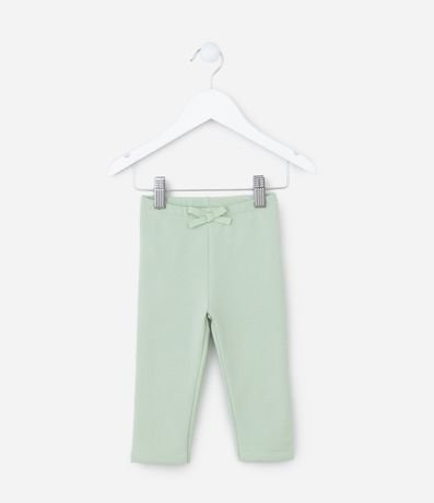 Pantalón Legging Infantil Calentita con Moña - Talle 0 a 18 meses 1