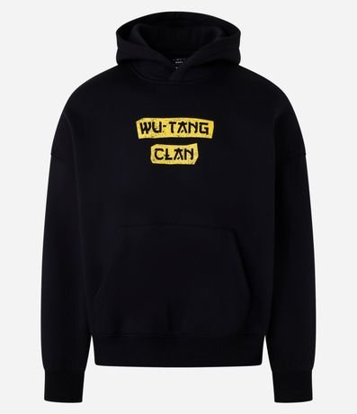 Saco Boxy en Fleece con Felpa y Estampa de Dragón Oriental Wu Tang Clan 7