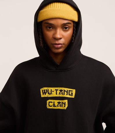 Saco Boxy en Fleece con Felpa y Estampa de Dragón Oriental Wu Tang Clan 6