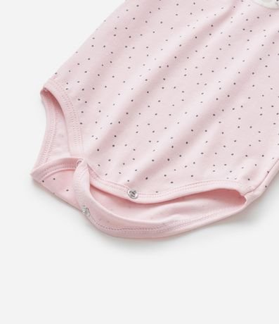 Body Infantil con Estampa de Lunares y Animalitos - Talle RN a 18 meses 5
