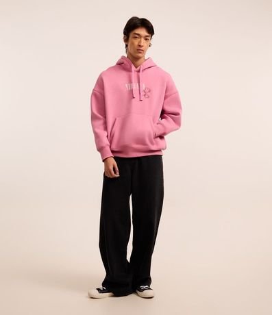 Algodón Boxy en Fleece con Estampa Smiley Nirvana 3