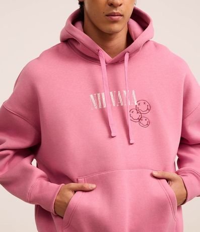 Algodón Boxy en Fleece con Estampa Smiley Nirvana 6