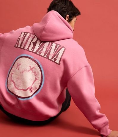 Algodón Boxy en Fleece con Estampa Smiley Nirvana 7