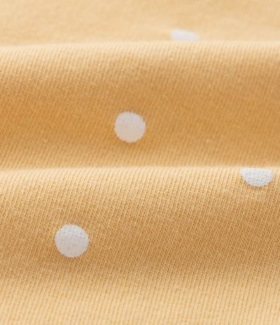 Conjunto Infantil Calentito de Lunares con Volado y Bordado de Cereza - Talle 0 a 18 meses 3