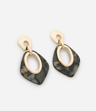 Caravana Mediano en Metal con Detalle Cutout y Resina Marmorizada 2