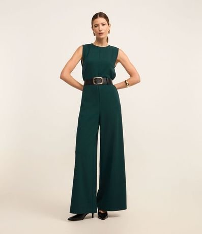 Mono Pantalona en Crepé con Abertura en la Espalda 1