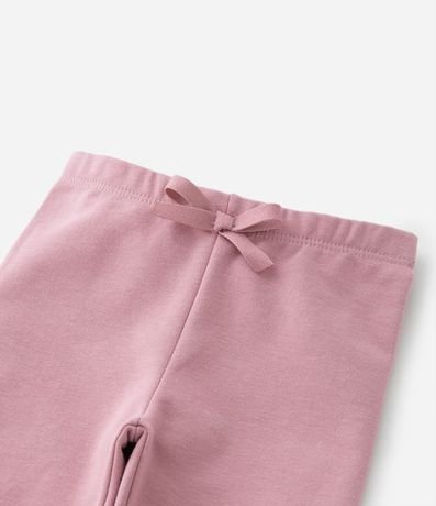 Pantalón Legging Infantil Calentita con Moña - Talle 0 a 18 meses 4