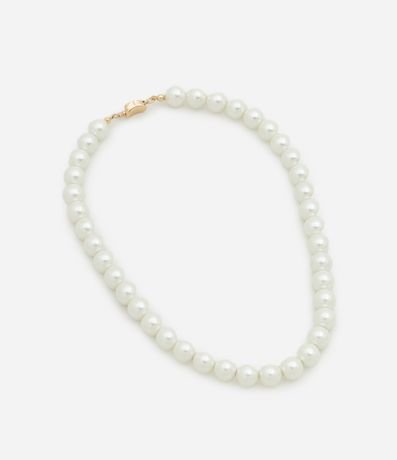 Collar Corto Tradicional con Perlas y Trancadero 3