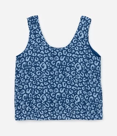 Musculosa Estampada Animal Print Leopardo Curve & Plus Size 5