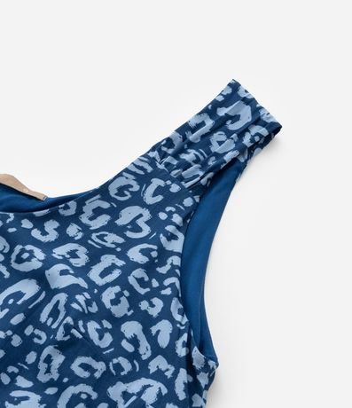 Musculosa Estampada Animal Print Leopardo Curve & Plus Size 7