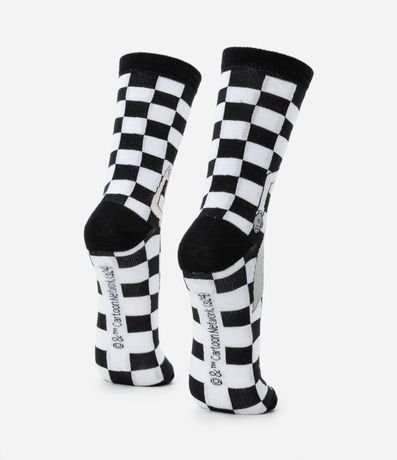 Media Caña Larga en Algodón con Estampa Rick y Morty 3