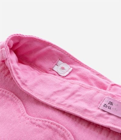 Pantalón Wide Leg Infantil con Bolsillos Corazón - Talle 5 a 14 años 4